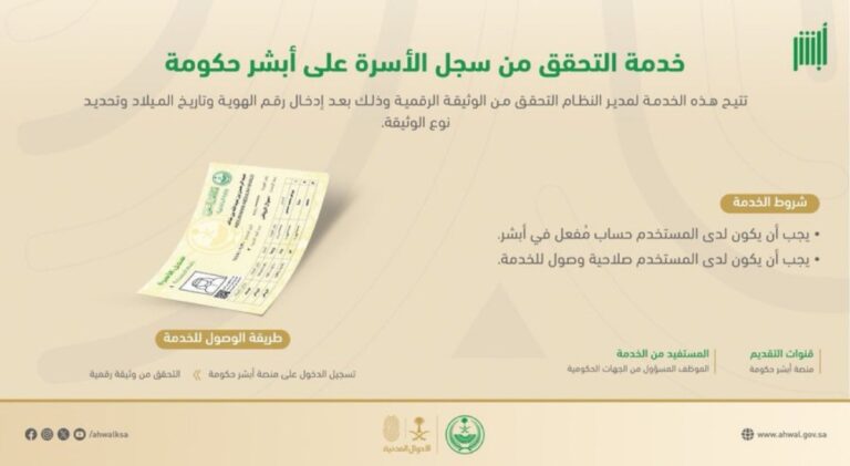 عبر-أبشر-في-5-خطوات.-خدمة-التحقق-من-سجل-الأسرة