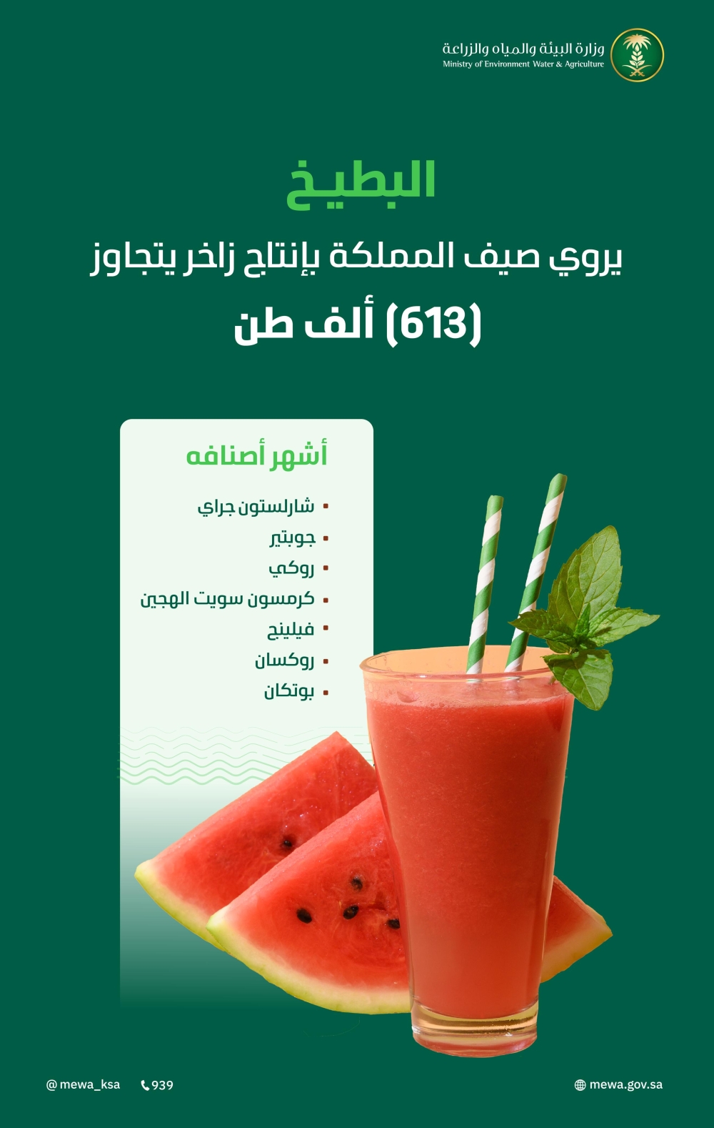 البطيخ-يروي-صيف-المملكة-ويغمر-الأسواق-بأكثر-من-610-ألف-طن