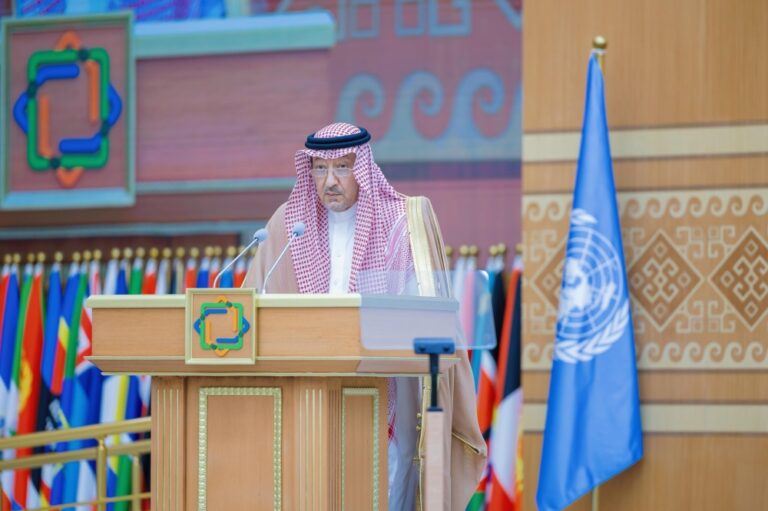 نيابة-عن-القيادة.-الخريجي-يشارك-في-مؤتمر-الأمم-المتحدة-للدول-النامية-غير-الساحلية