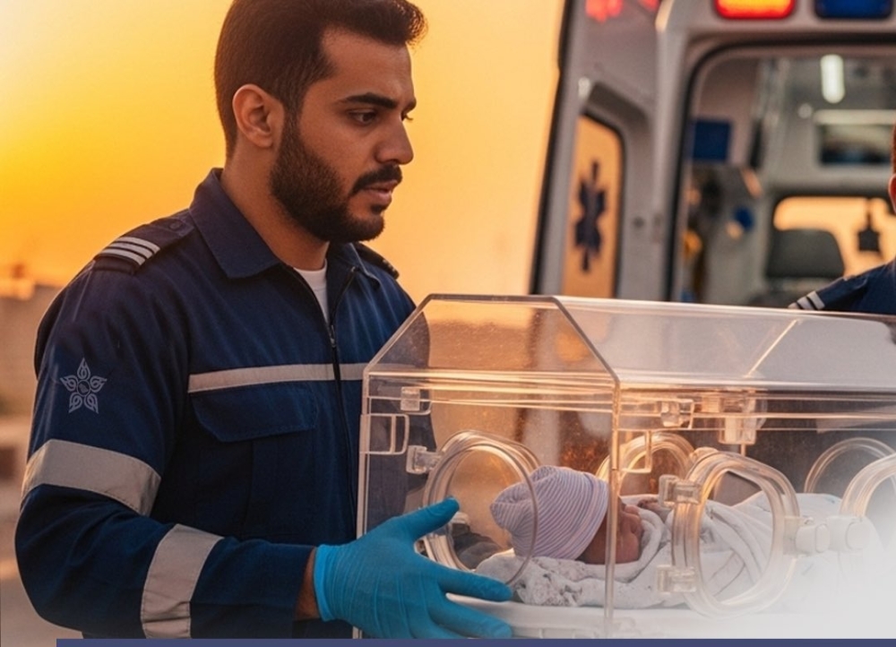 تفعيل-مسار-النقل-الآمن-ينقذ-حياة-طفل-حديث-الولادة-في-تبوك