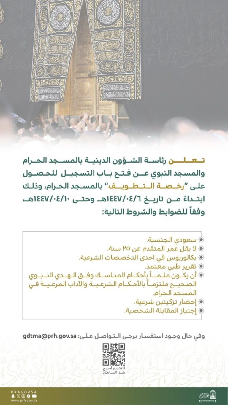رخصة-التطويف-بالمسجد-الحرام.-طريقة-التسجيل-والشروط
