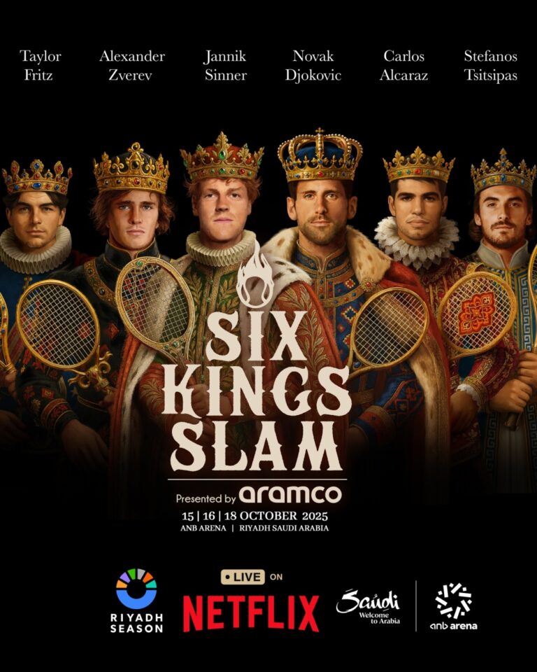 انطلاق-بطولة-“six-kings-slam”-غدًا-بمشاركة-عمالقة-التنس-العالميين