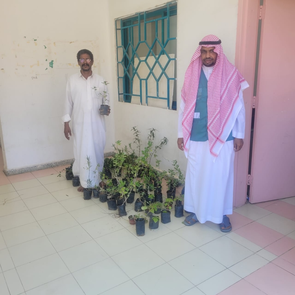 ”بيئة-الكامل“-توزع-400-شتلة-لتعزيز-الغطاء-النباتي-بمدارس-البنات