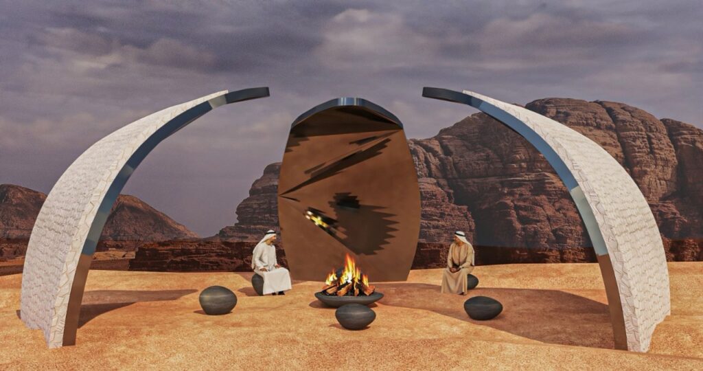 مهرجان "تنوير" في دورته الثانية يكلّف 11 فناناً لمشاركة إبداعاتهم الفنية وسط صحراء مليحة 2 IMG 20251102 WA0002