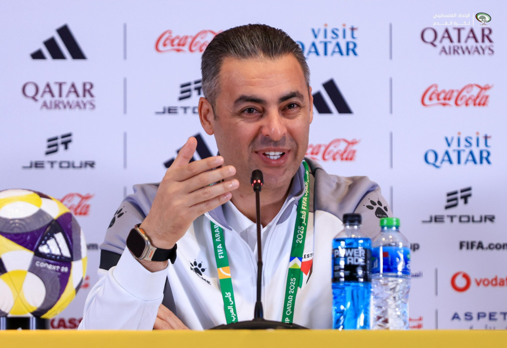 مدرب-فلسطين:-لعبنا-مباراة-كبيرة-أمام-الأخضر.-واللاعبون-كانوا-رجالاً