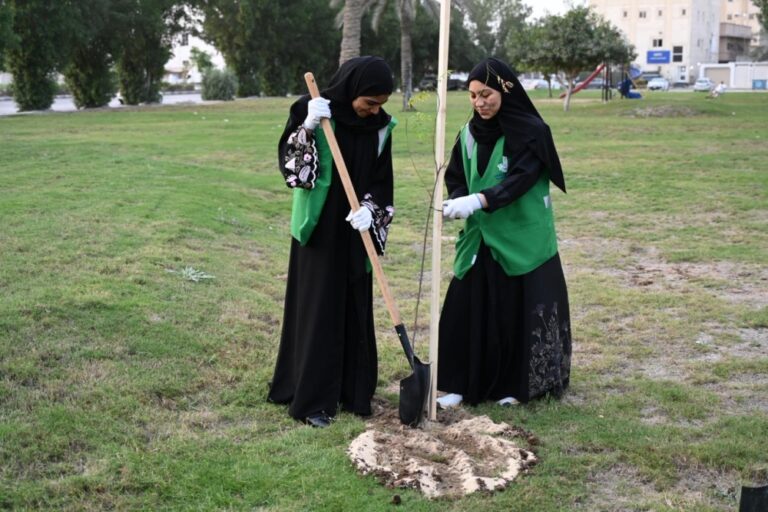 35-متطوعًا-يغرسون-50-شجرة-ظل-بممشى-سيهات-لتعزيز-الرقعة-الخضراء