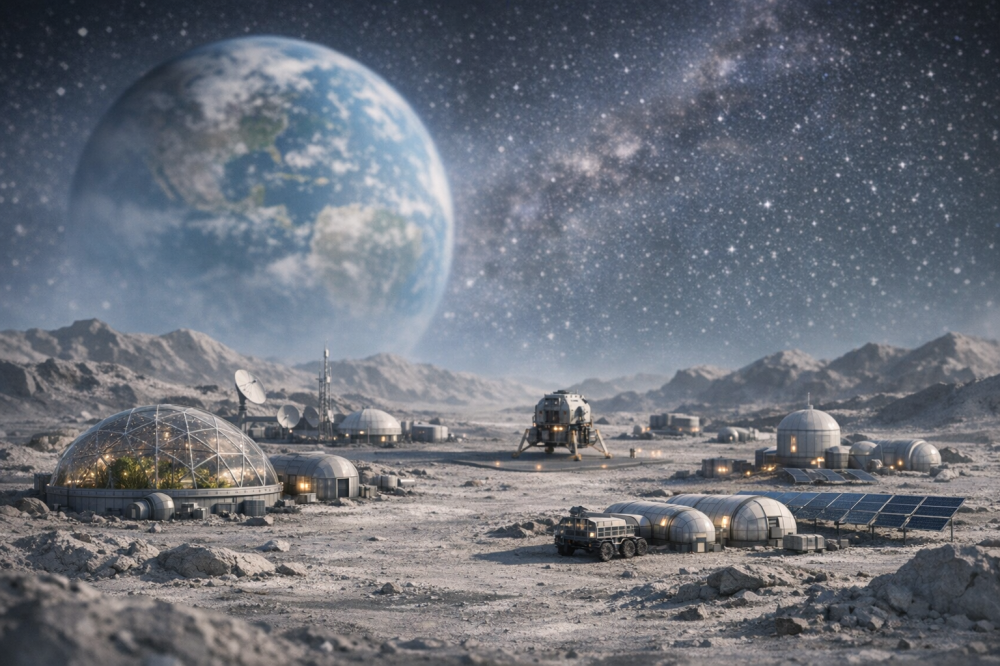 مخططات-“سبايس-إكس”.-إنشاء-“مدينة-قمرية”-وتأجيل-استكشاف-المريخ