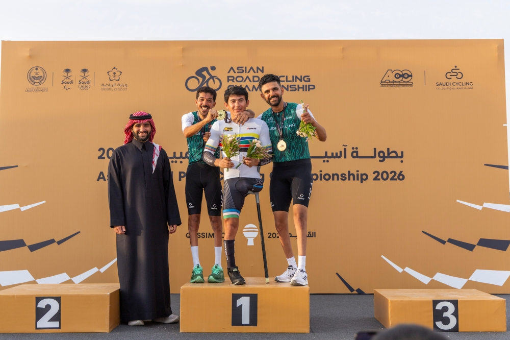 أكثر-من-24-تتويجًا-في-سباقات-البارالمبية-ضد-الساعة-ضمن-اليوم-الثامن-من-آسيوية-الدراجات-“القصيم-2026”