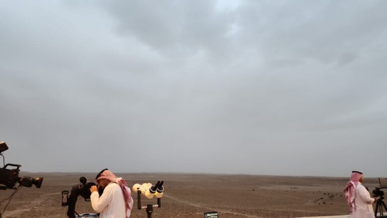 عاجل:-مرصد-تمير-يشهد-أول-ترائي-لهلال-رمضان-في-موقعه-الجديد-بعد-تدشينه