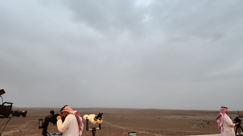 عاجل:-مرصد-تمير-يشهد-أول-ترائي-لهلال-رمضان-في-موقعه-الجديد-بعد-تدشينه