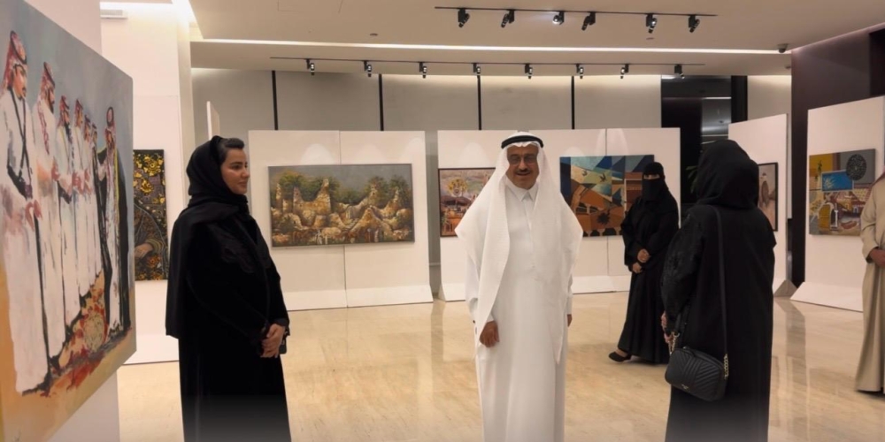 لوحات الوحدة: ملتقى التأسيس يحتفي بالفنون التشكيلية. 25 “الفنون-التشكيلية”-ترسم-ملامح-الوحدة-الوطنية-في-ملتقى-التأسيس