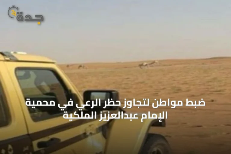 ضبط مواطن لتجاوز حظر الرعي في محمية الإمام عبدالعزيز الملكية