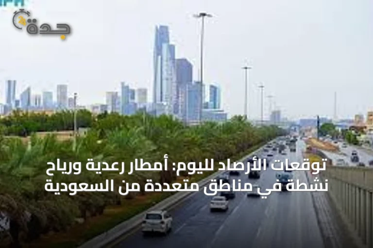 توقعات الأرصاد لليوم: أمطار رعدية ورياح نشطة في مناطق متعددة من السعودية