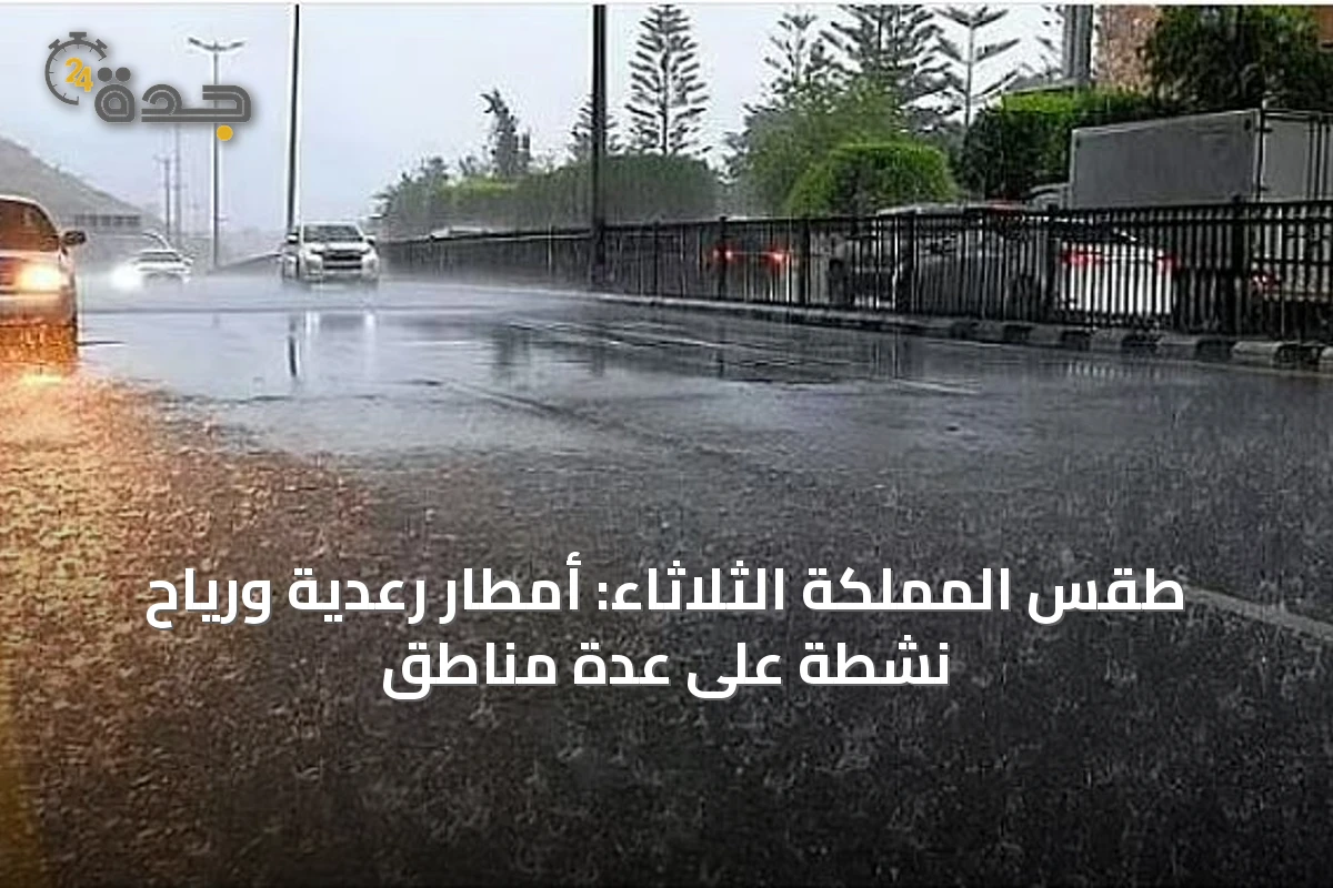 طقس المملكة الثلاثاء: أمطار رعدية ورياح نشطة على عدة مناطق