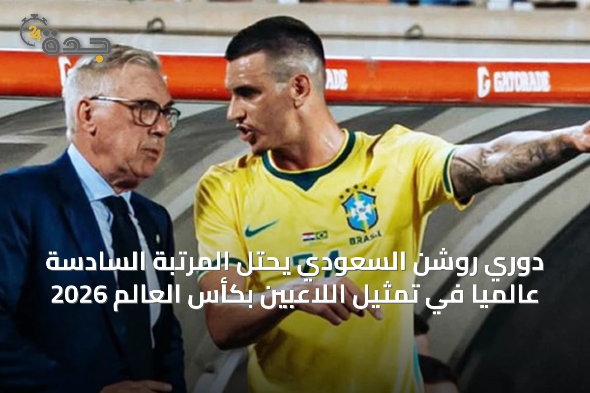 دوري روشن السعودي يحتل المرتبة السادسة عالميًا في تمثيل اللاعبين بكأس العالم 2026