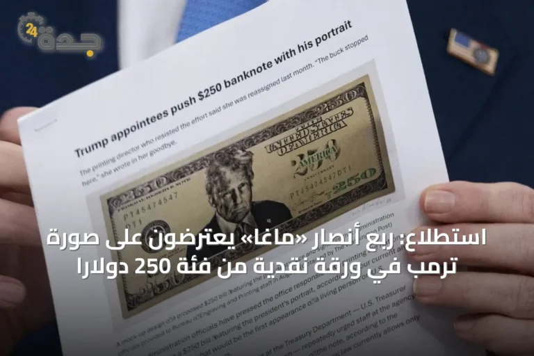 استطلاع: ربع أنصار «ماغا» يعترضون على صورة ترمب في ورقة نقدية من فئة 250 دولاراً