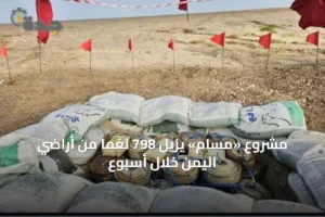 مشروع «مسام» يزيل 798 لغمًا من أراضي اليمن خلال أسبوع 4 article 32704