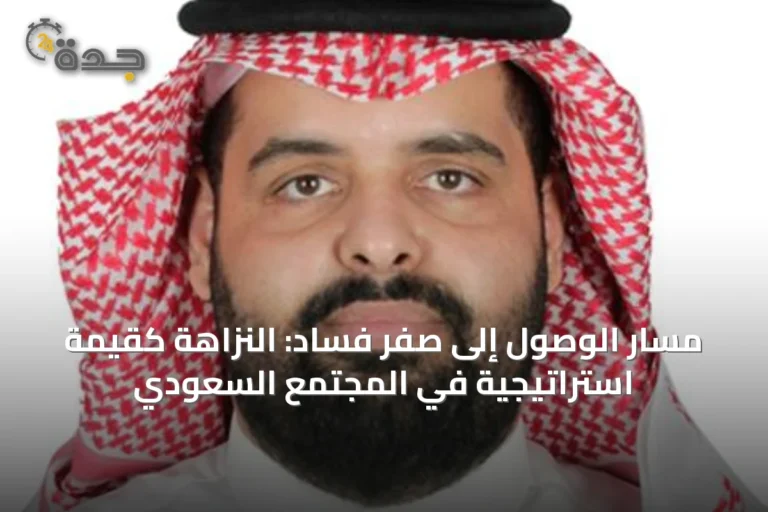 مسار الوصول إلى صفر فساد: النزاهة كقيمة استراتيجية في المجتمع السعودي