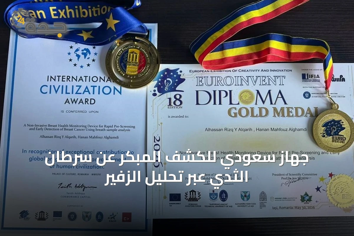جهاز سعودي للكشف المبكر عن سرطان الثدي عبر تحليل الزفير