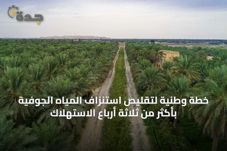 خطة وطنية لتقليص استنزاف المياه الجوفية بأكثر من ثلاثة أرباع الاستهلاك