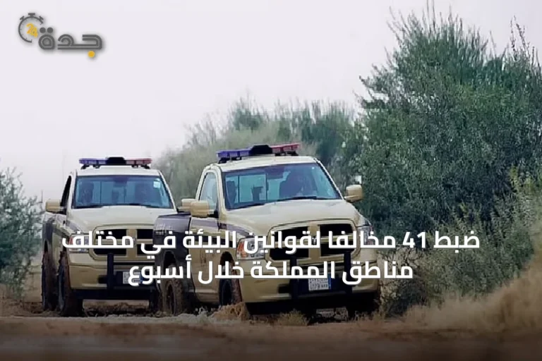 ضبط 41 مخالفاً لقوانين البيئة في مختلف مناطق المملكة خلال أسبوع
