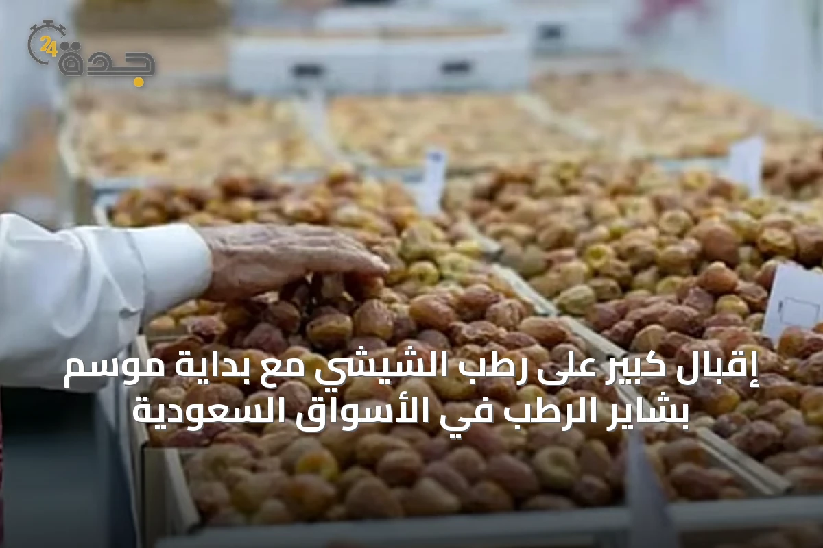 إقبال كبير على رطب الشيشي مع بداية موسم بشاير الرطب في الأسواق السعودية