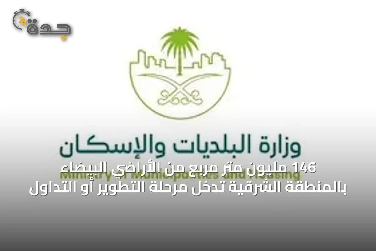 146 مليون متر مربع من الأراضي البيضاء بالمنطقة الشرقية تدخل مرحلة التطوير أو التداول