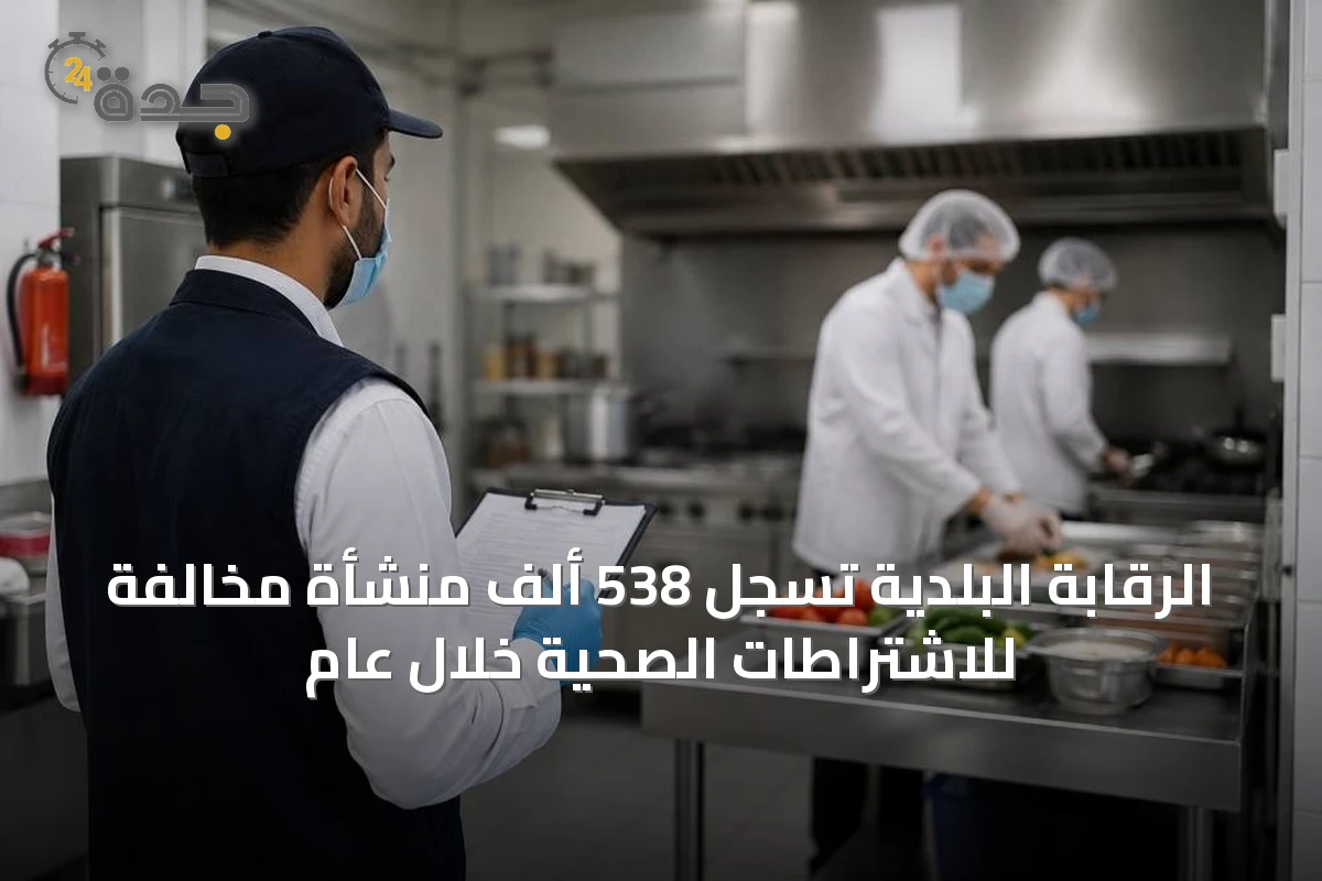 الرقابة البلدية تسجل 538 ألف منشأة مخالفة للاشتراطات الصحية خلال عام