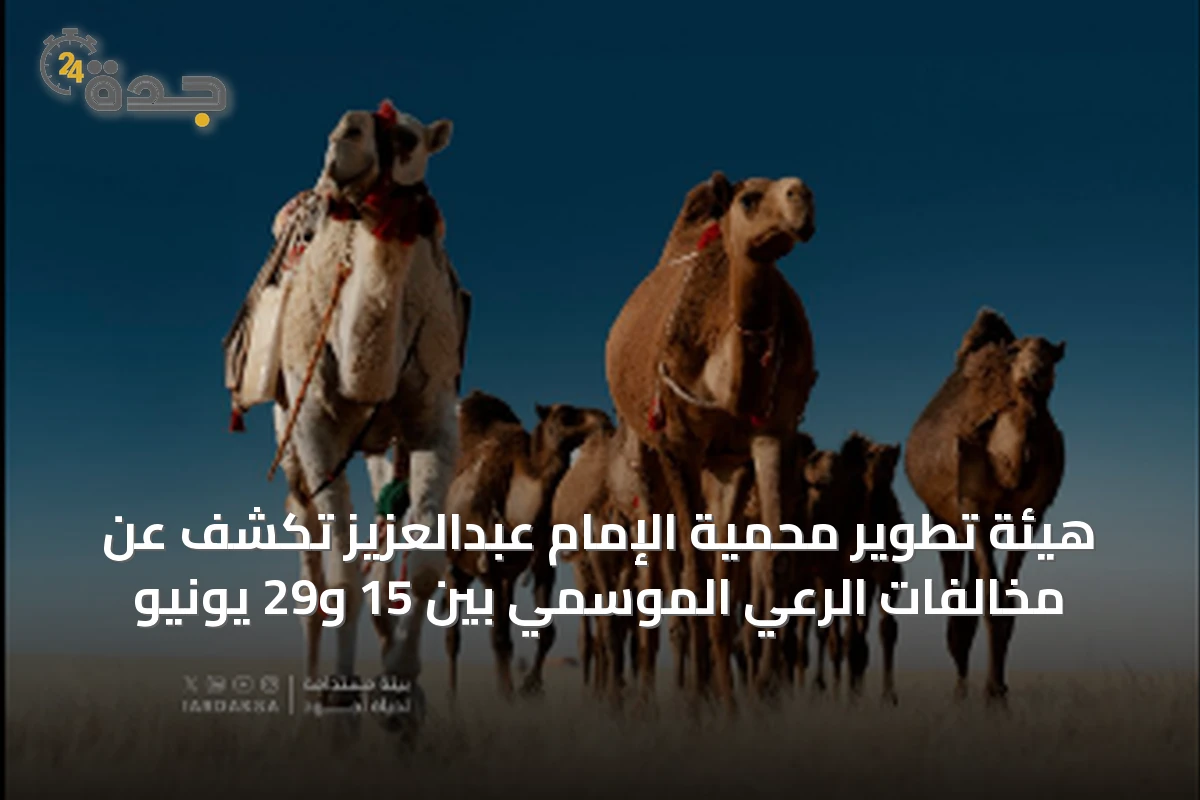 هيئة تطوير محمية الإمام عبدالعزيز تكشف عن مخالفات الرعي الموسمي بين 15 و29 يونيو