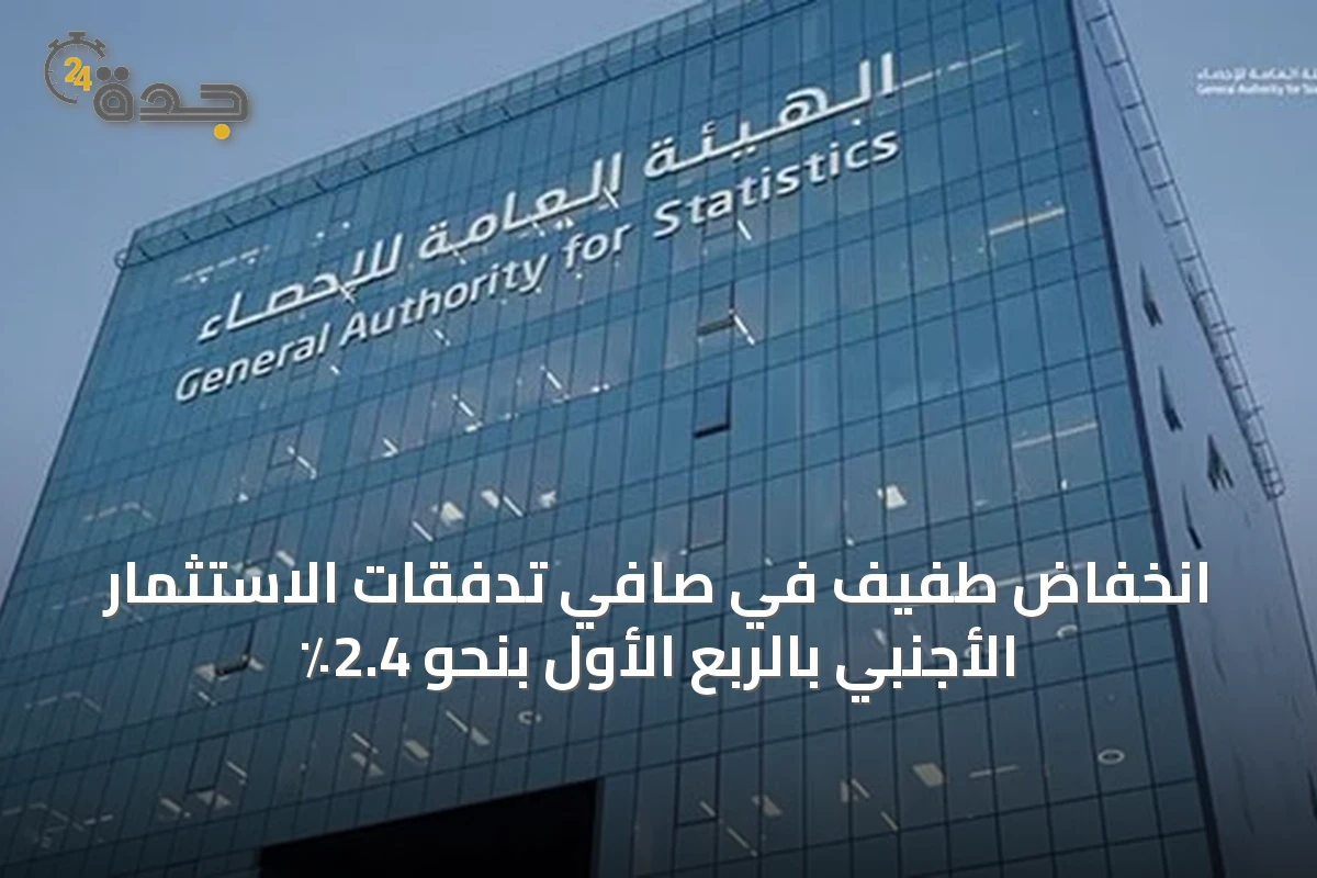 انخفاض طفيف في صافي تدفقات الاستثمار الأجنبي بالربع الأول بنحو 2.4٪