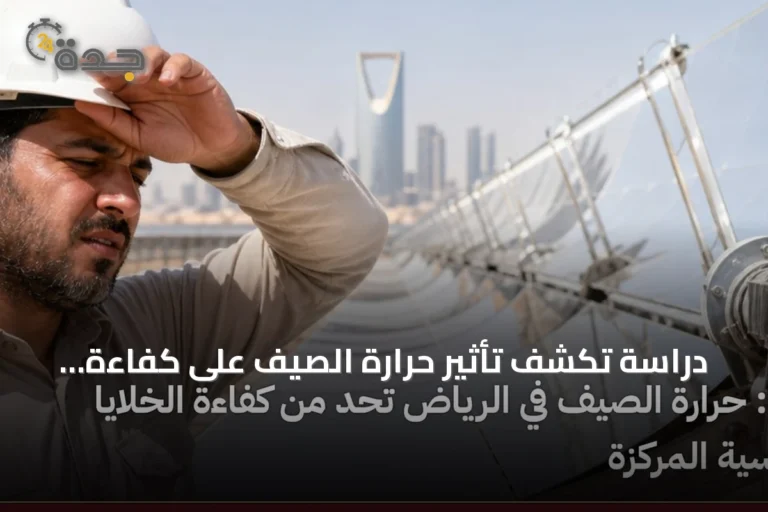 دراسة تكشف تأثير حرارة الصيف على كفاءة الخلايا الشمسية المركزة في الرياض