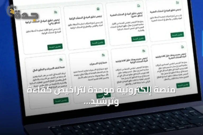 منصة إلكترونية موحدة لتراخيص كفاءة وترشيد المياه تُطلق خدمات رقمية متكاملة