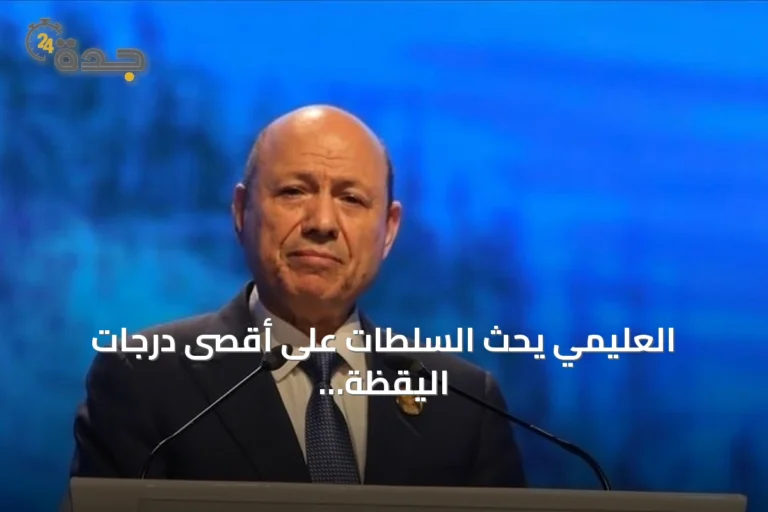 العليمي يحث السلطات على أقصى درجات اليقظة لمواجهة تصعيد الحوثيين