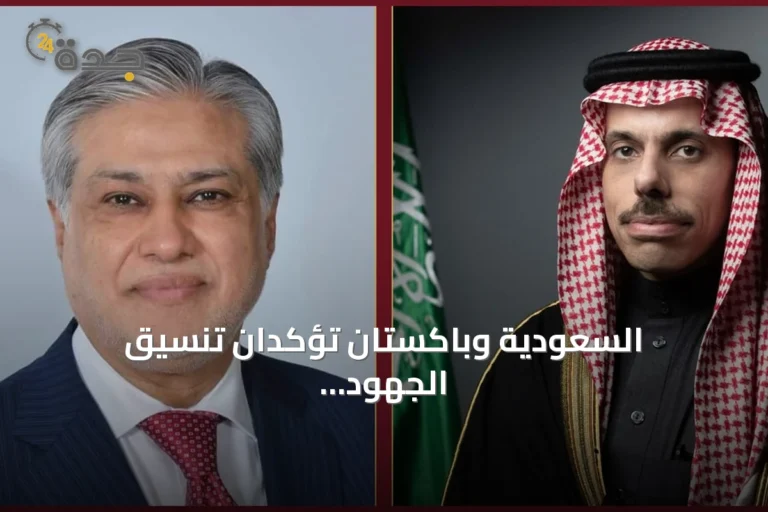 السعودية وباكستان تؤكدان تنسيق الجهود لخفض التوترات وضمان أمن الممرات المائية في الخليج والبحر الأحمر