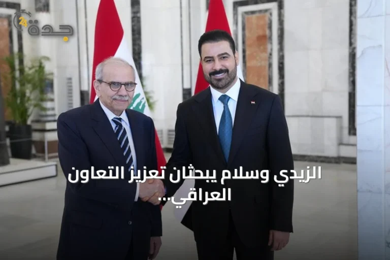 الزيدي وسلام يبحثان تعزيز التعاون العراقي اللبناني في الطاقة والتنمية