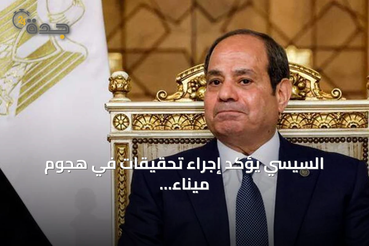 السيسي يؤكد إجراء تحقيقات في هجوم ميناء دمياط ويدعو لتعاون دولي