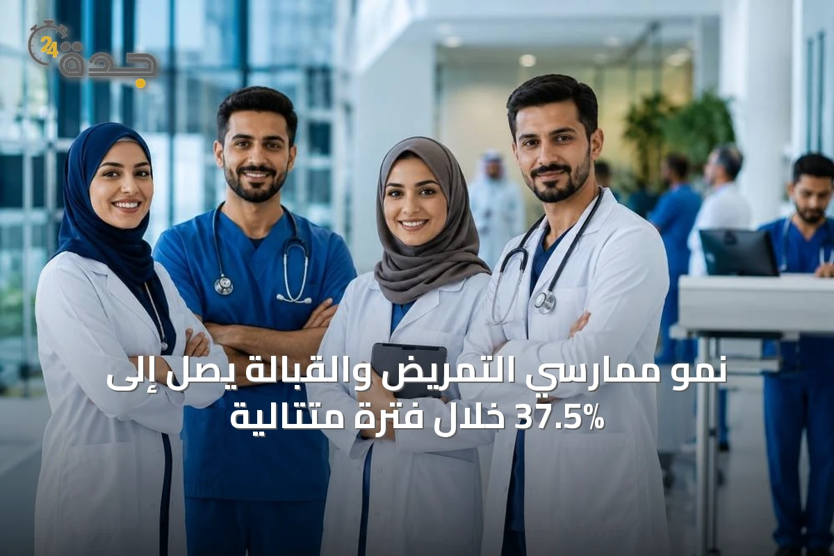 نمو ممارسي التمريض والقبالة يصل إلى 37.5% خلال فترة متتالية
