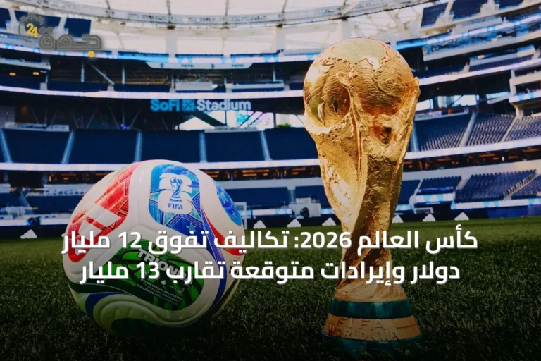 كأس العالم 2026: تكاليف تفوق 12 مليار دولار وإيرادات متوقعة تقارب 13 مليار