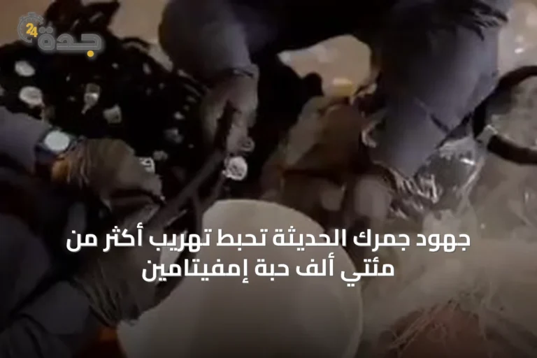جهود جمرك الحديثة تحبط تهريب أكثر من مئتي ألف حبة إمفيتامين