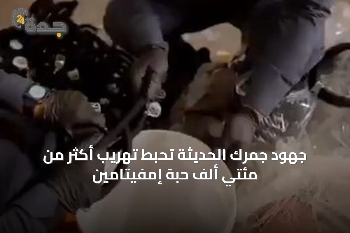 جهود جمرك الحديثة تحبط تهريب أكثر من مئتي ألف حبة إمفيتامين