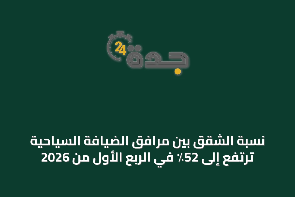 نسبة الشقق بين مرافق الضيافة السياحية ترتفع إلى 52٪ في الربع الأول من 2026