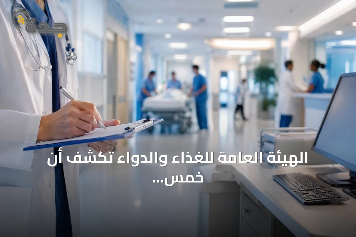 الهيئة العامة للغذاء والدواء تكشف أن خمس منشآت صحية ساهمت بنحو 80% من بلاغات أعراض الأدوية في يونيو