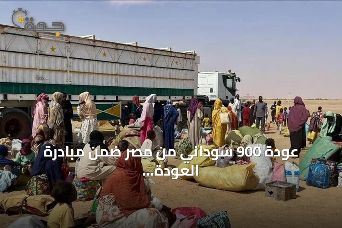 عودة 900 سوداني من مصر ضمن مبادرة العودة الطوعية عبر 18 حافلة