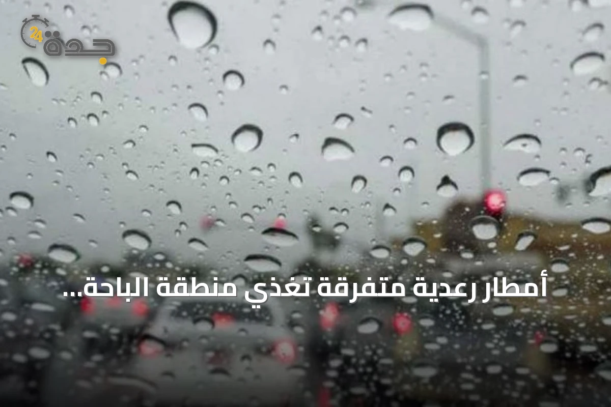 أمطار رعدية متفرقة تغذي منطقة الباحة ومرافقها