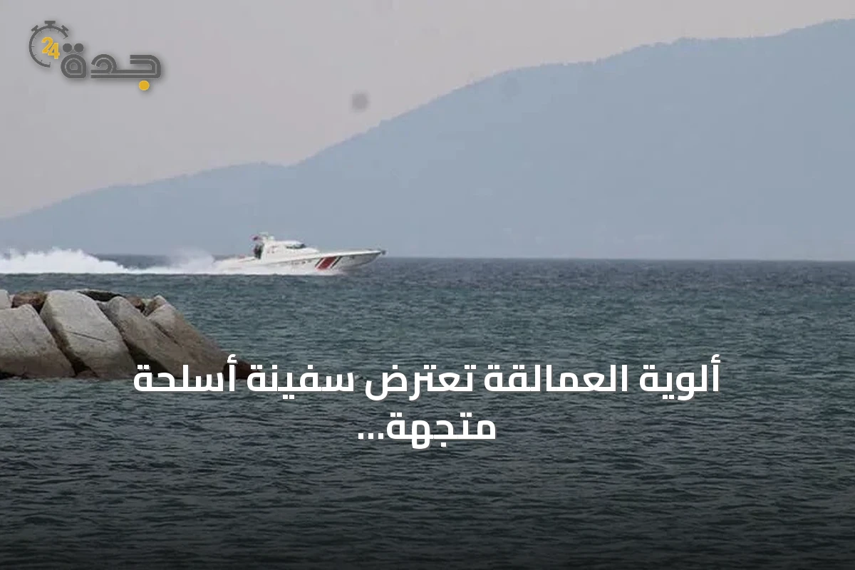 ألوية العمالقة تعترض سفينة أسلحة متجهة للحوثيين في باب المندب