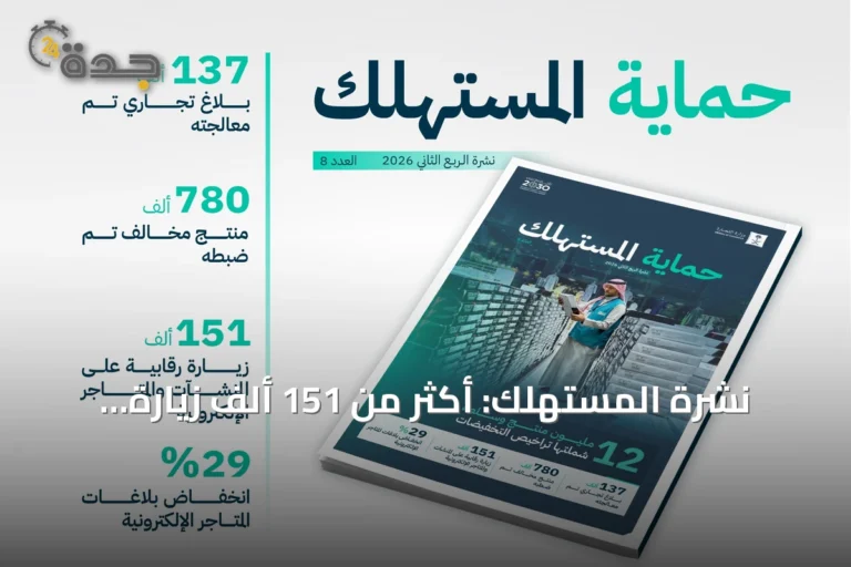 نشرة المستهلك: أكثر من 151 ألف زيارة رقابية و137 ألف بلاغ في الربع الثاني من 2026