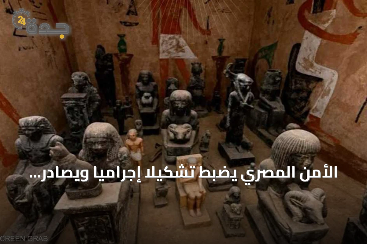 الأمن المصري يضبط تشكيلاً إجرامياً ويصادر مخدرات وأسلحة وقطع أثرية
