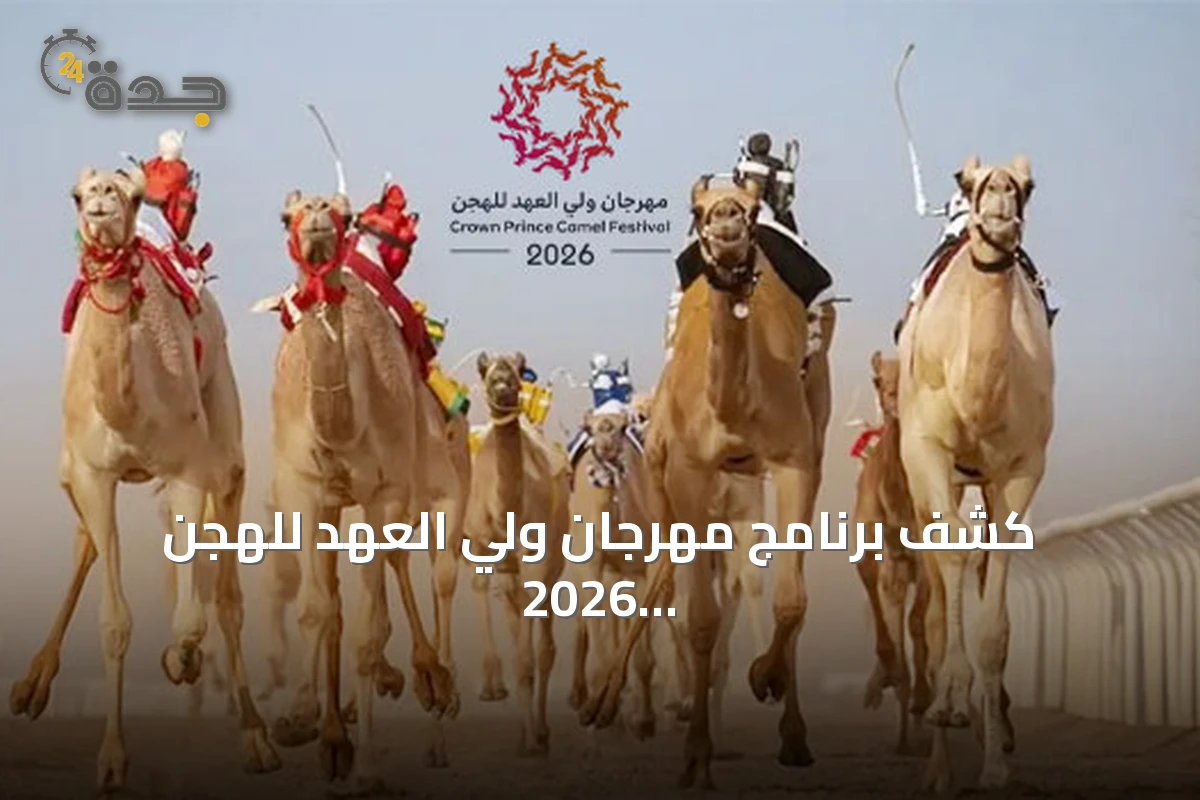 كشف برنامج مهرجان ولي العهد للهجن 2026: 248 شوطاً وجوائز تتجاوز 50 مليون ريال
