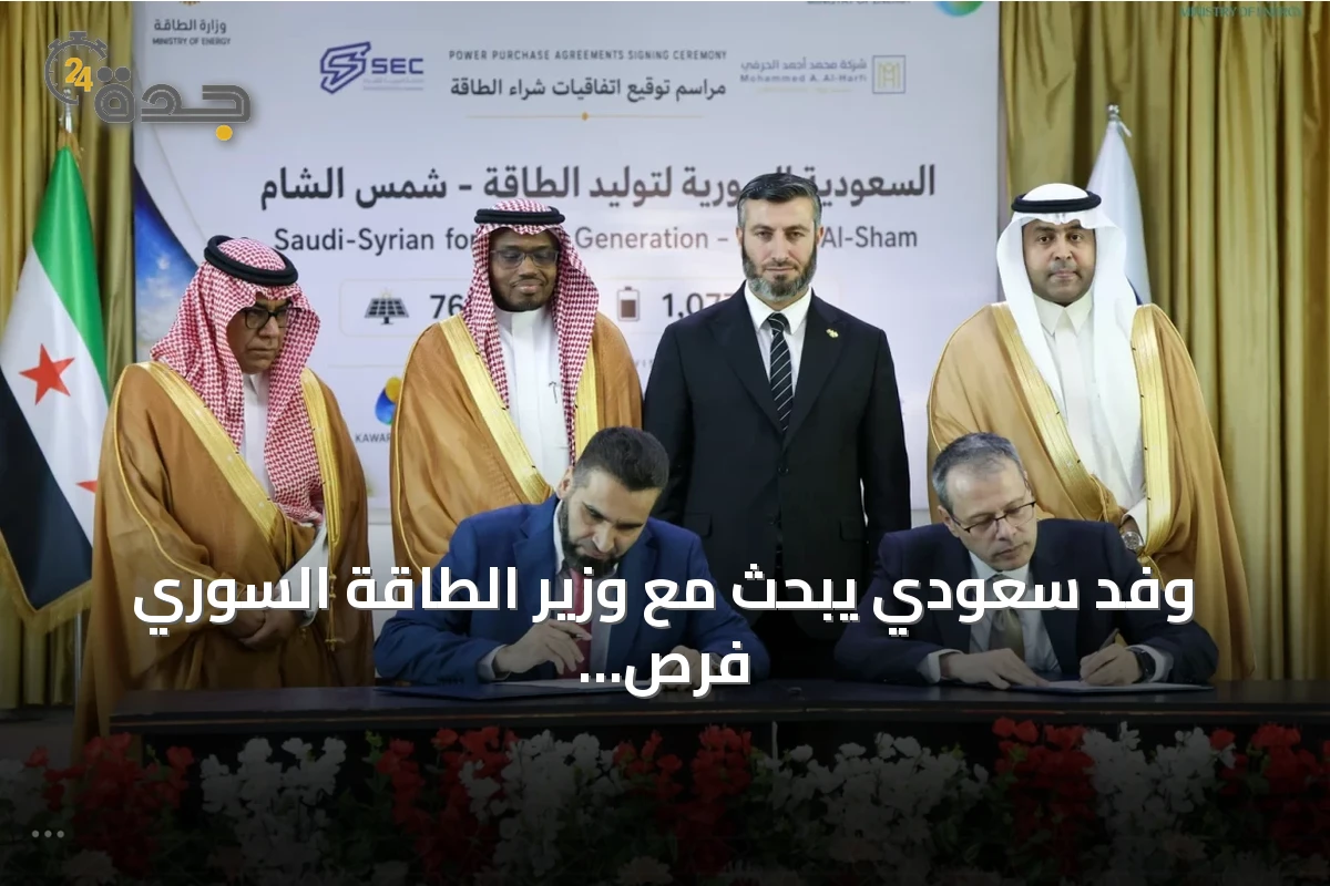 وفد سعودي يبحث مع وزير الطاقة السوري فرص الاستثمار في الكهرباء والطاقة المتجددة