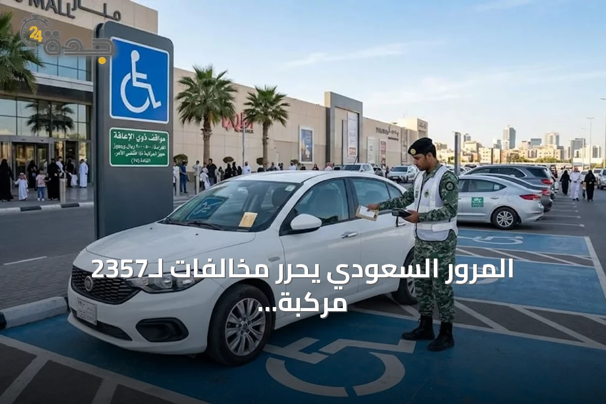 المرور السعودي يحرر مخالفات لـ2357 مركبة وقفت في مواقف ذوي الإعاقة